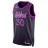Camiseta Hombre Minnesota Timberwolves Julius Randle 2025-26 Nike City Edition Negro Swingman